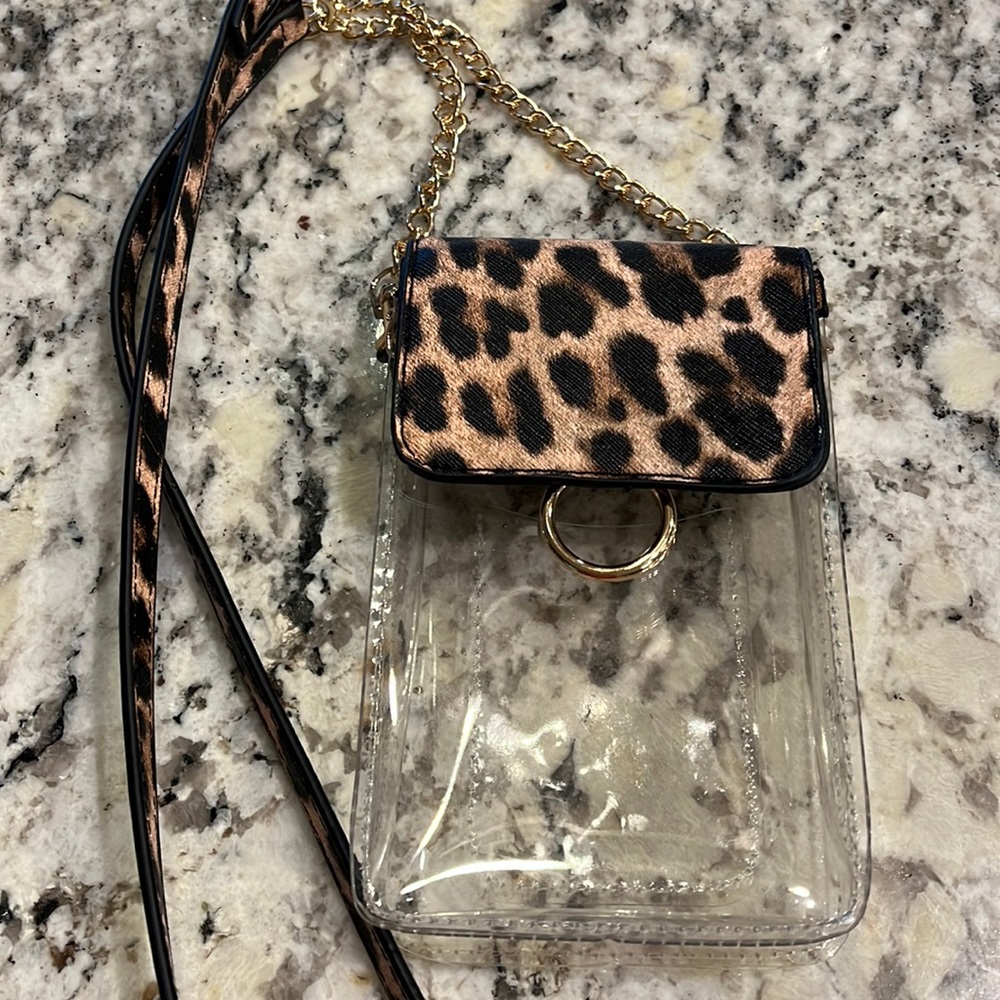Clear crossbody